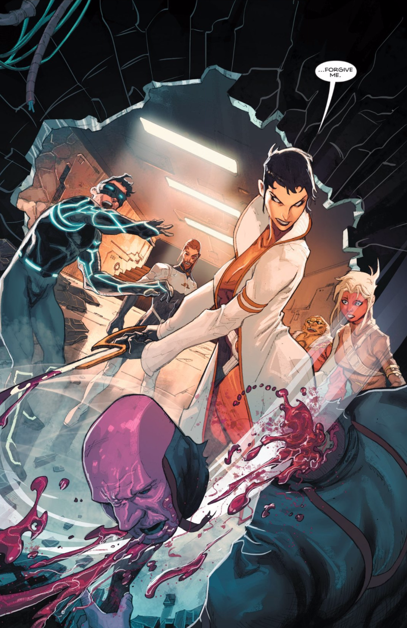 Illustration for article titled The Omega Men Just Pulled Off One of the Darkest Endings in Superhero Comics Ever